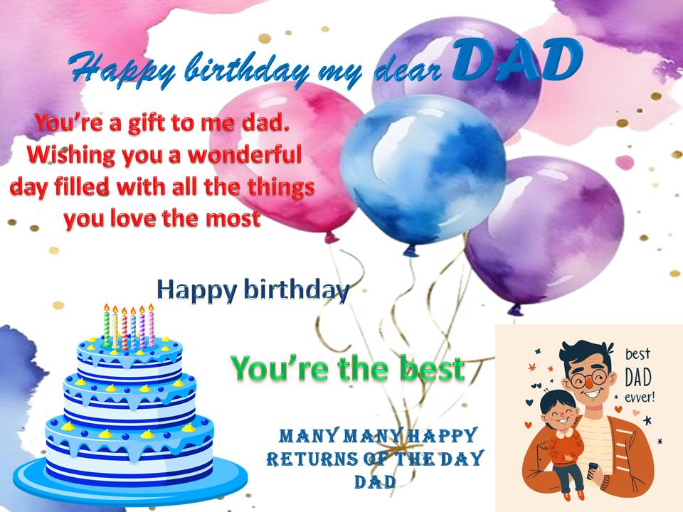 wish dad birthday