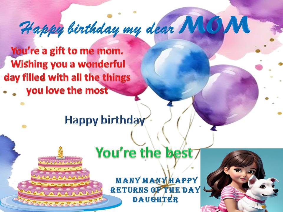 wish daughter birthday